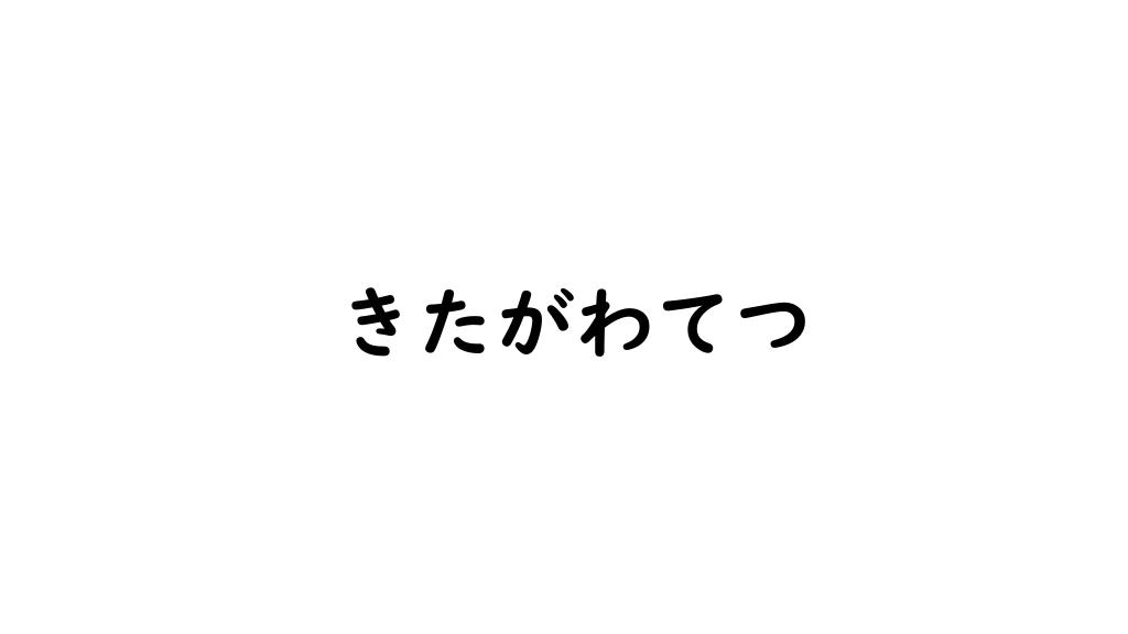 きたがわてつ
